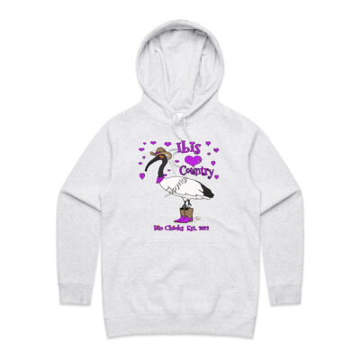 Ibis Luv Country Purple. Woman's Hoodie Thumbnail